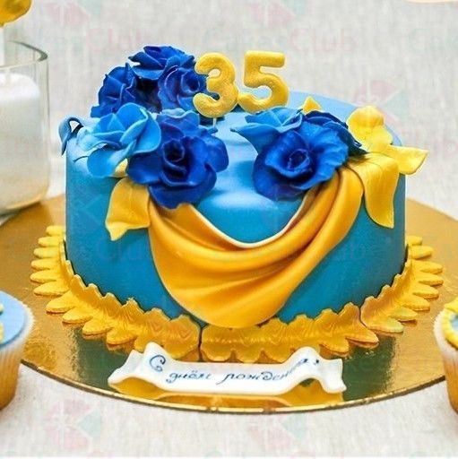 Торт на 35 лет - A2431