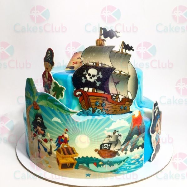 Торт Пираты Карибского моря - A1624