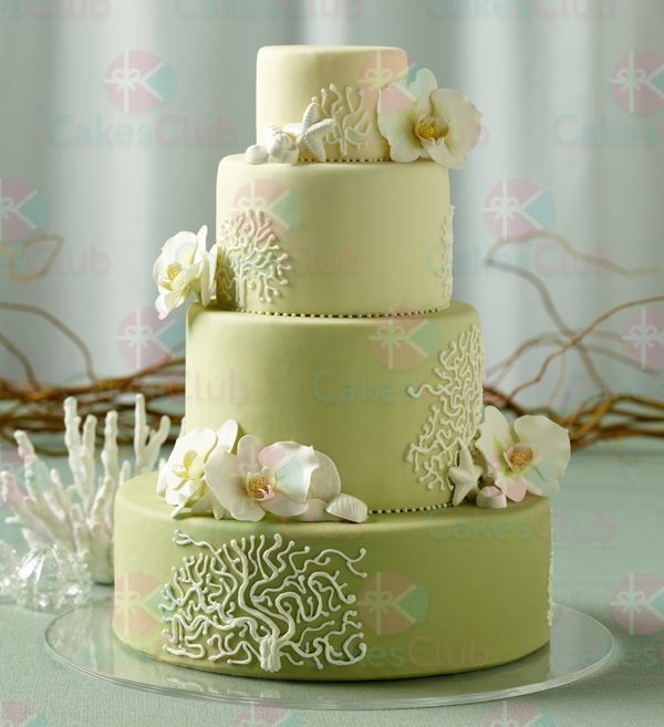 Эксклюзивные свадебные торты - A1766