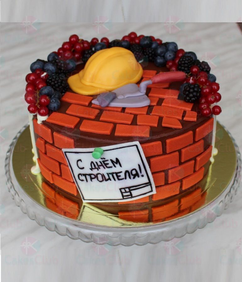 Торт для строителя - A2256