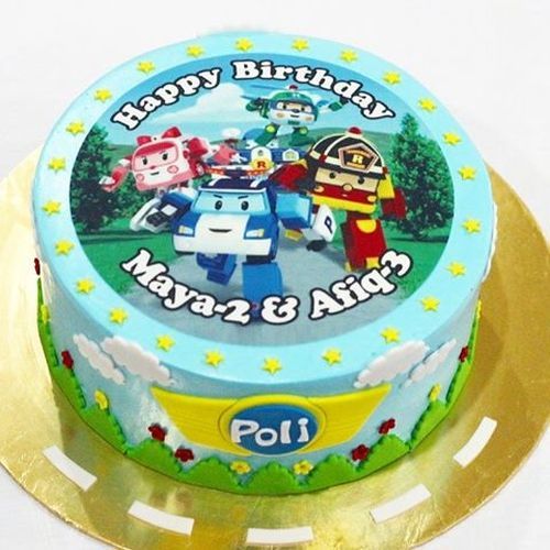 Торт Робокар Поли - a672