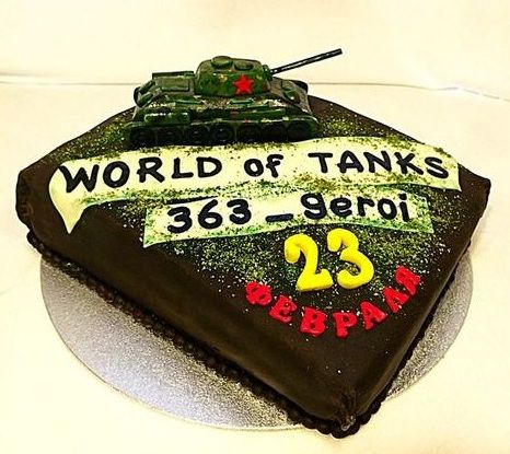 Торт World of Tanks - a821