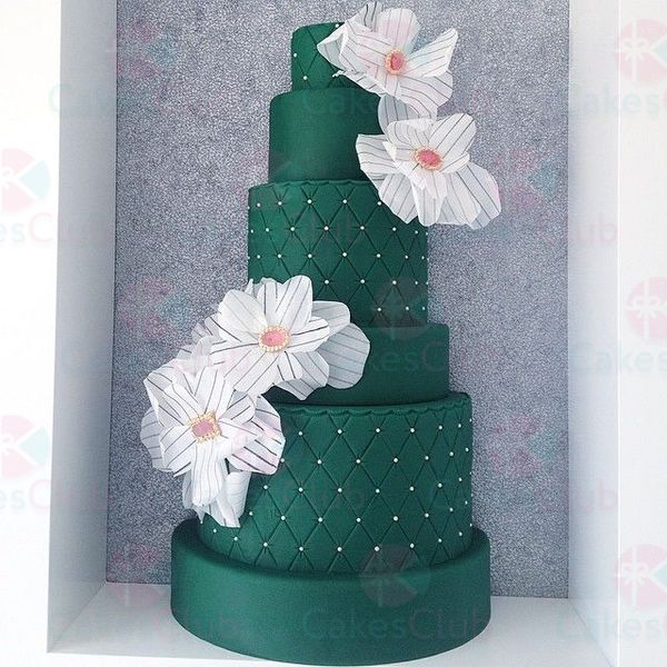 Зеленые свадебные торты - A2939