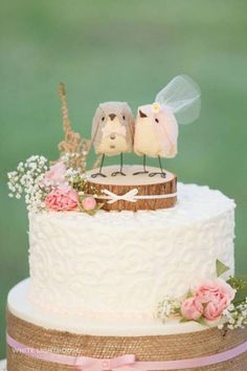 Свадебные торты с голубями - a996