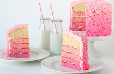 Бисквитный торт розовый фламинго на заказ, большой выбор бисквитных тортов - Розовый фламинго