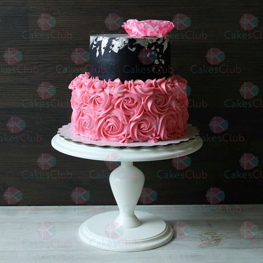 Черные свадебные торты - A1717