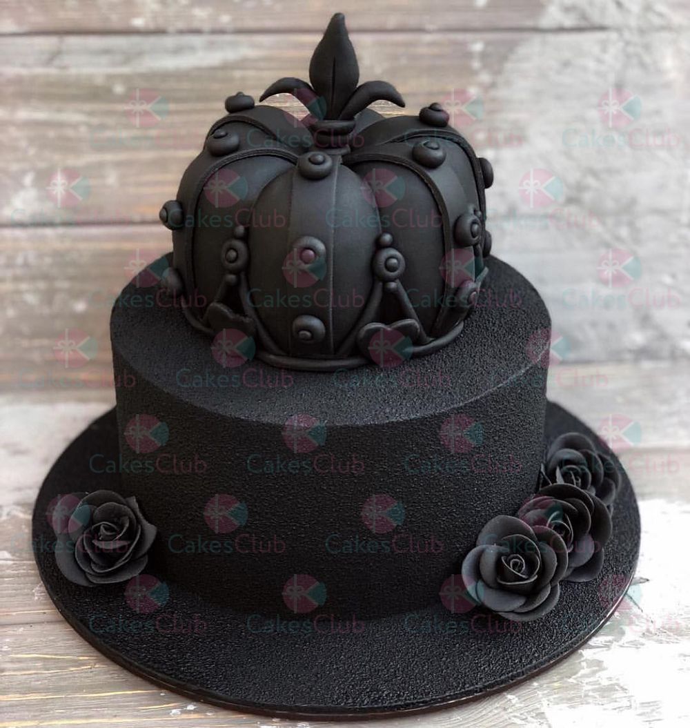 Черные свадебные торты - A1737