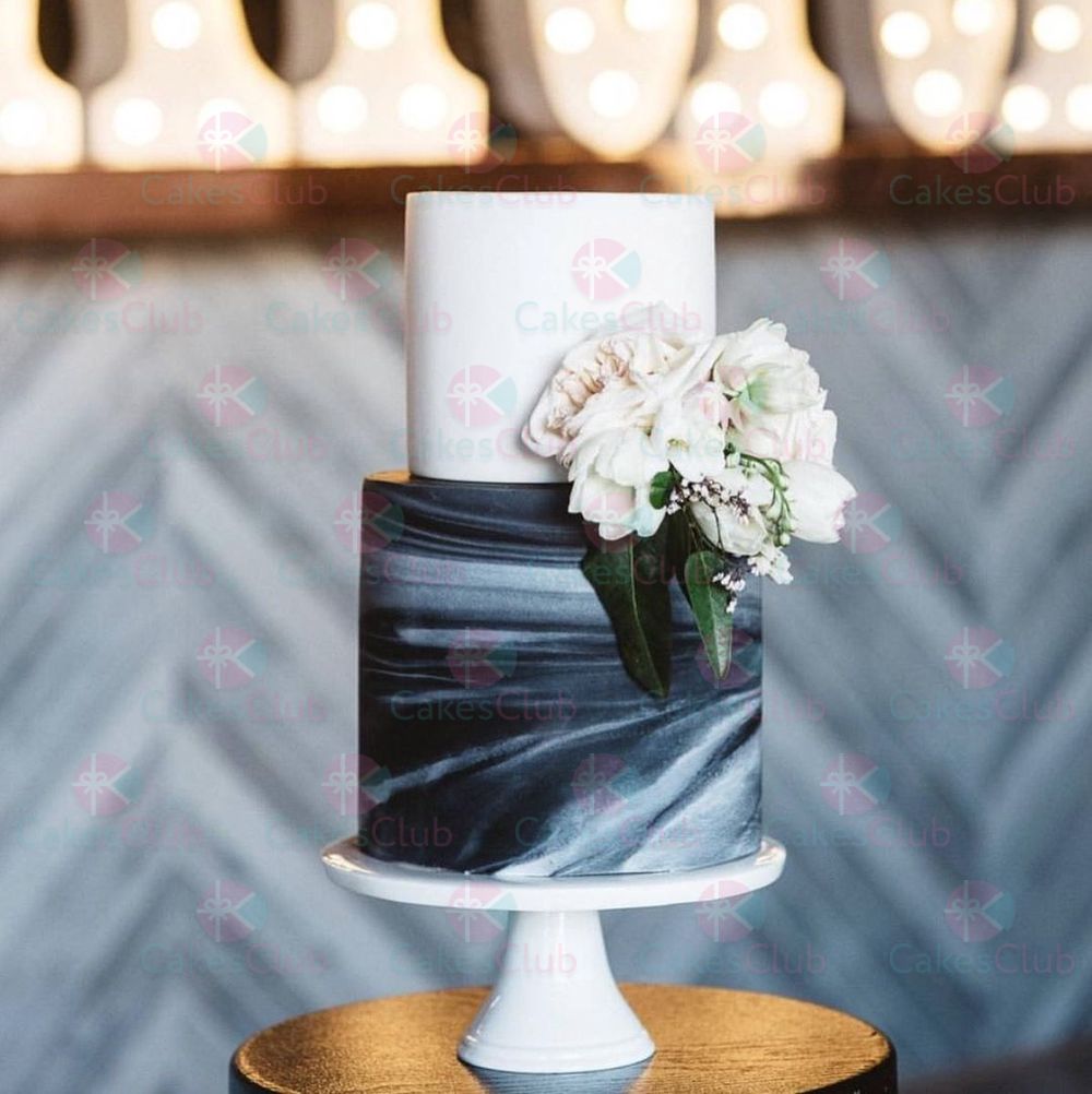 Черные свадебные торты - A1747