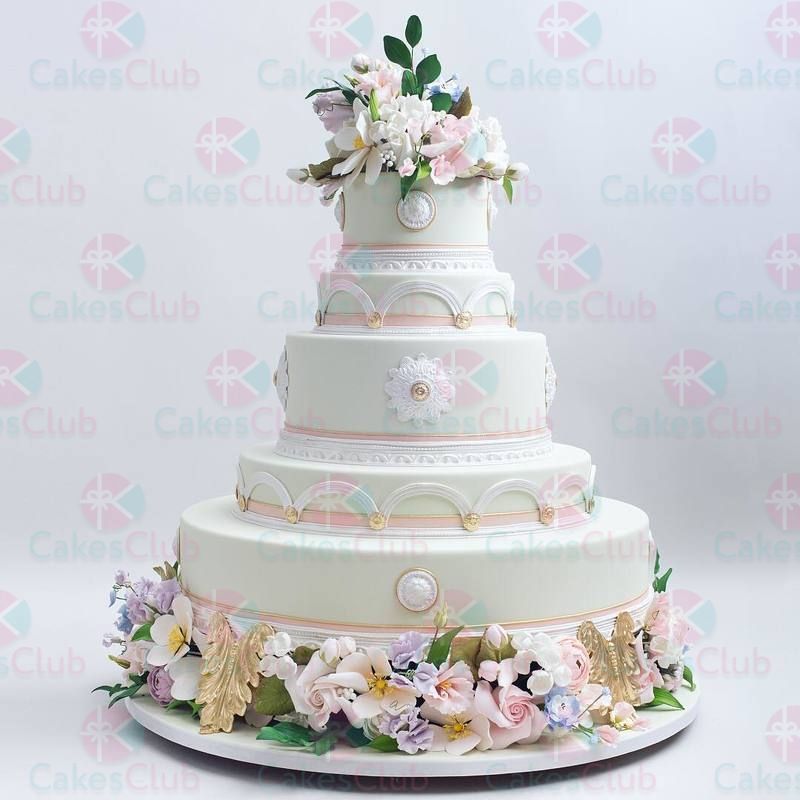Эксклюзивные свадебные торты - A1773