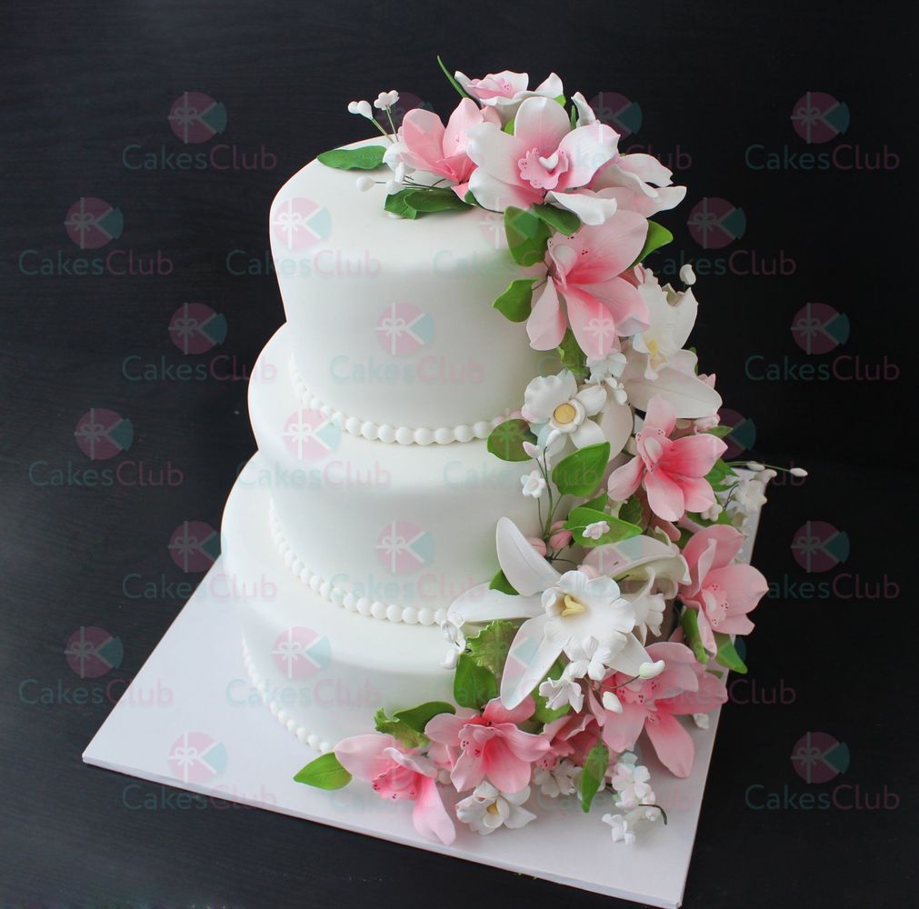 Эксклюзивные свадебные торты - A1784