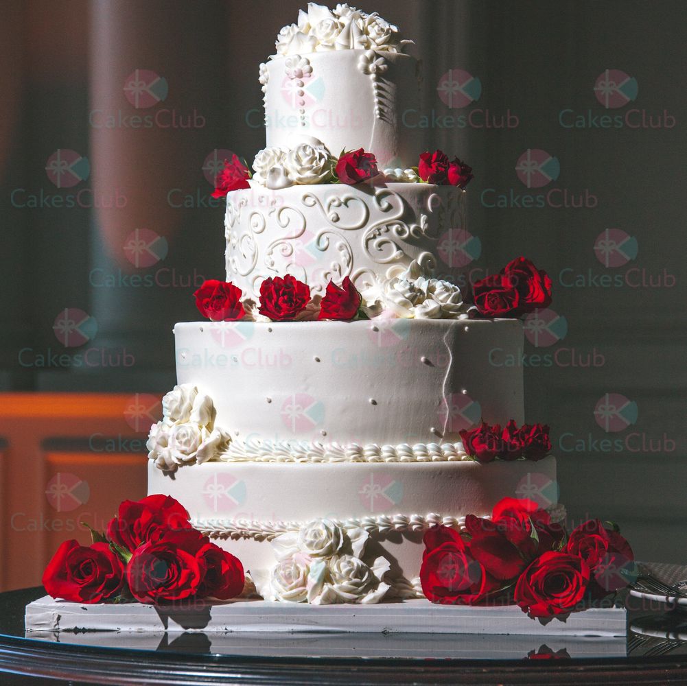 Эксклюзивные свадебные торты - A1790