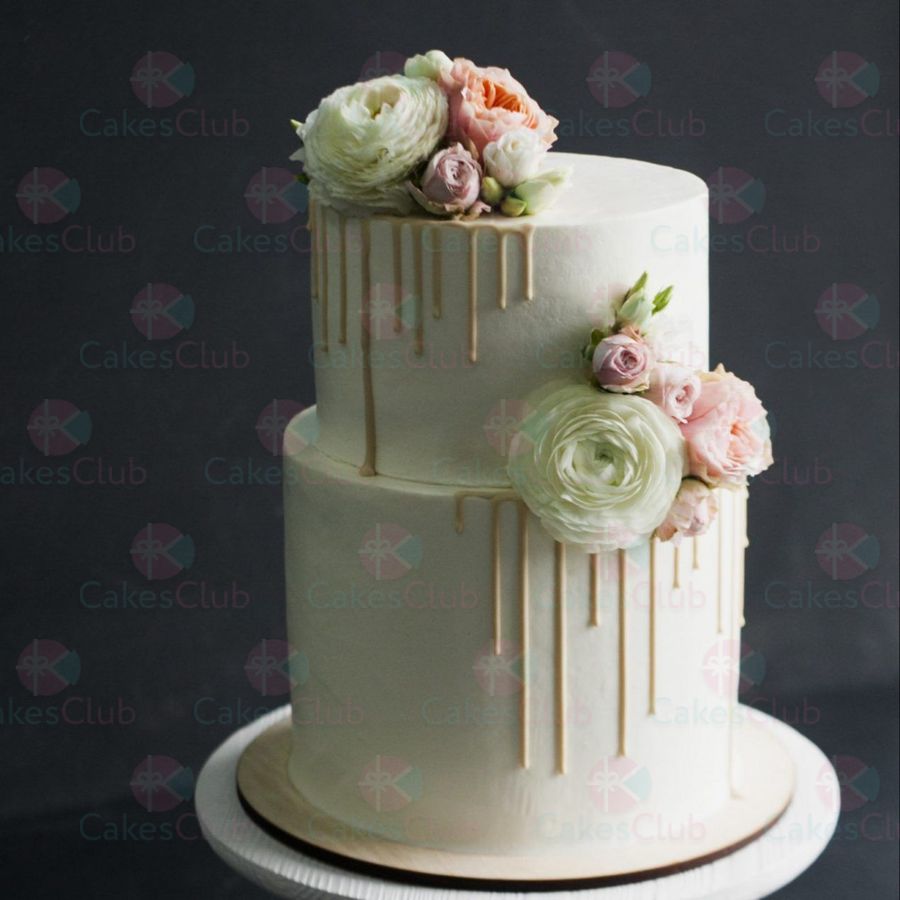 Двухъярусные свадебные торты - A2160