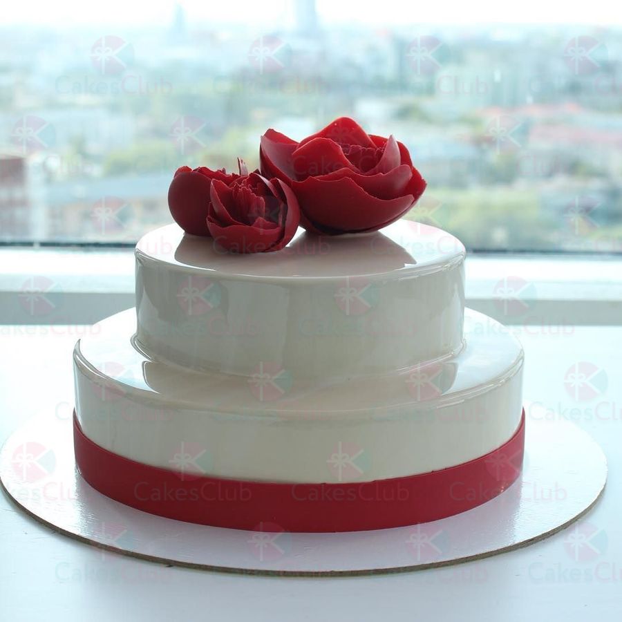 Двухъярусные свадебные торты - A2161