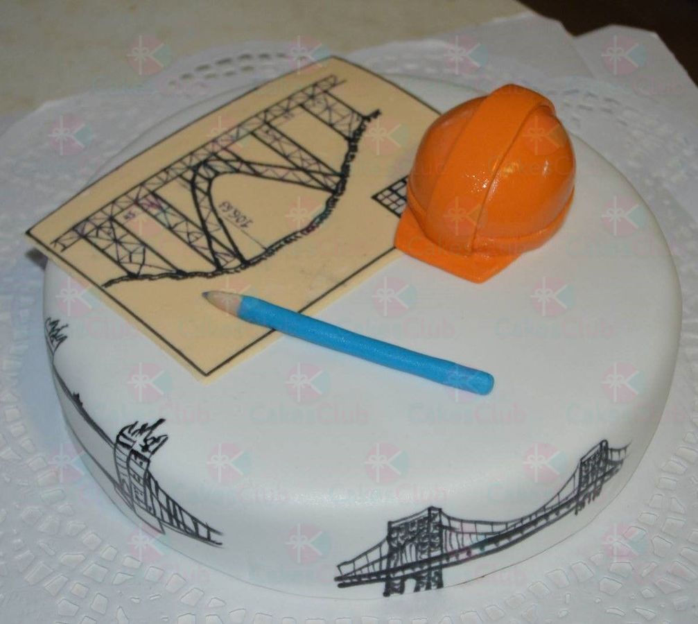 Торт для строителя - A2255