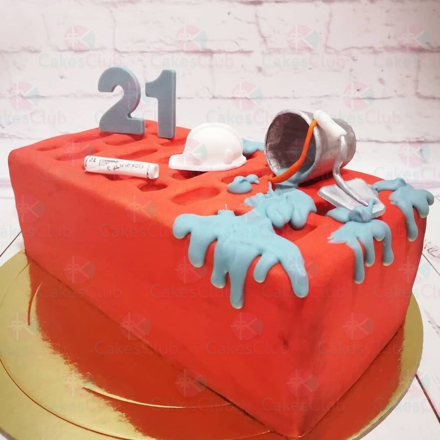 Торт для строителя - A2262