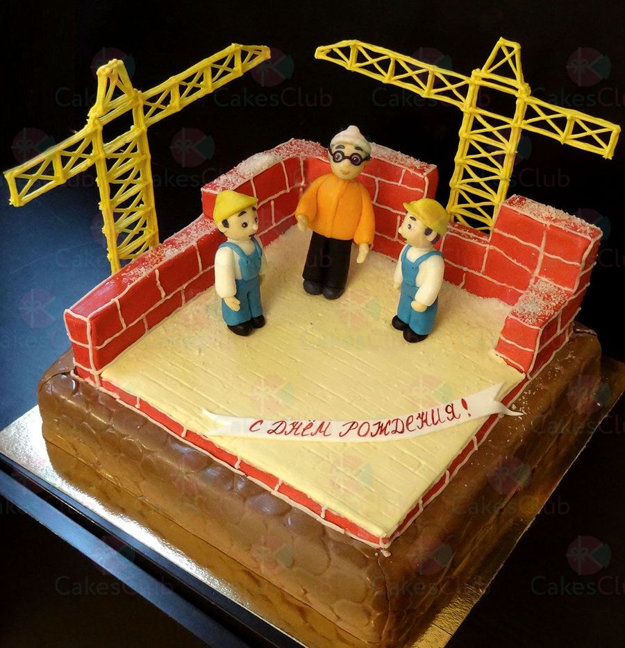 Торт для строителя - A2265