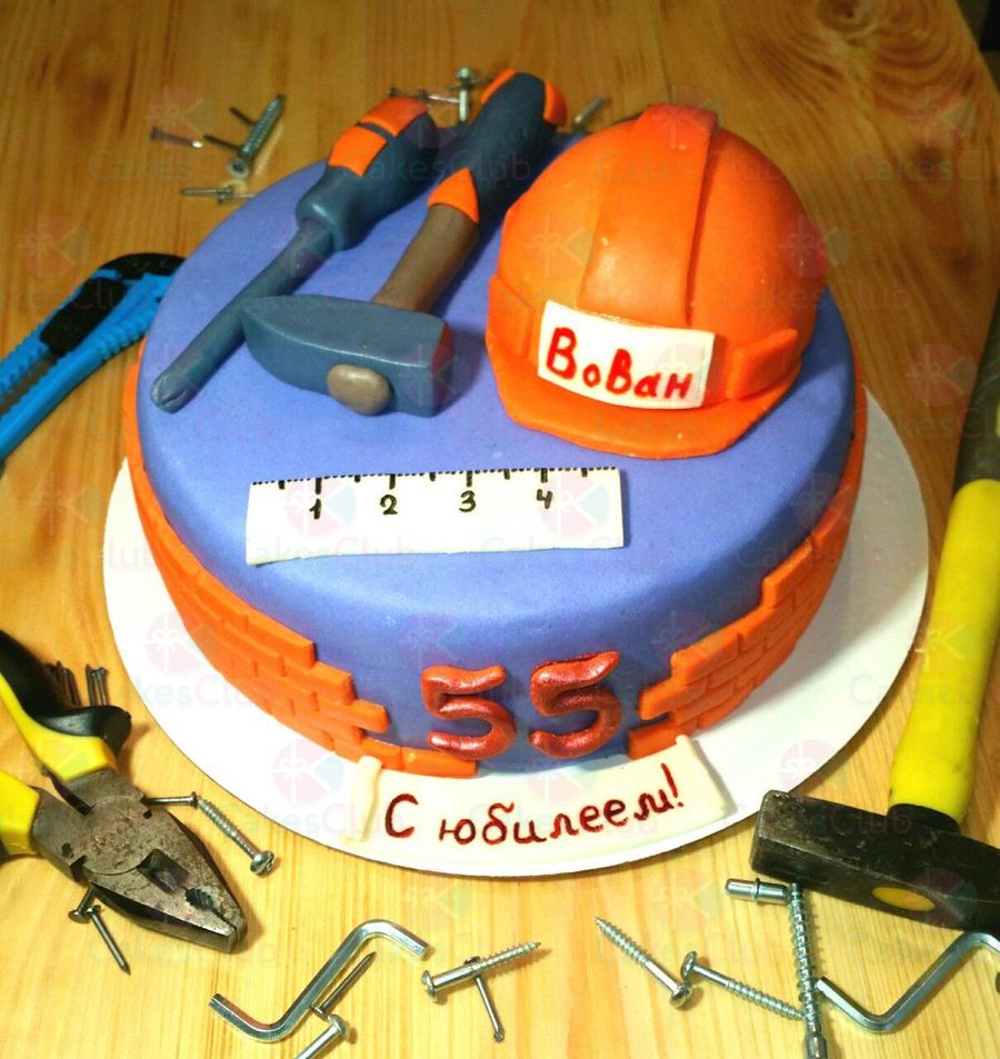 Торт для строителя - A2266