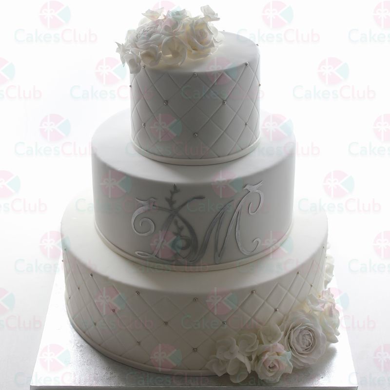 Трехъярусные свадебные торты - A2616