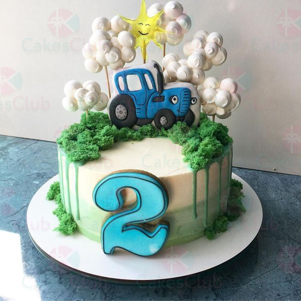 Торт на 2 года мальчику - A2685