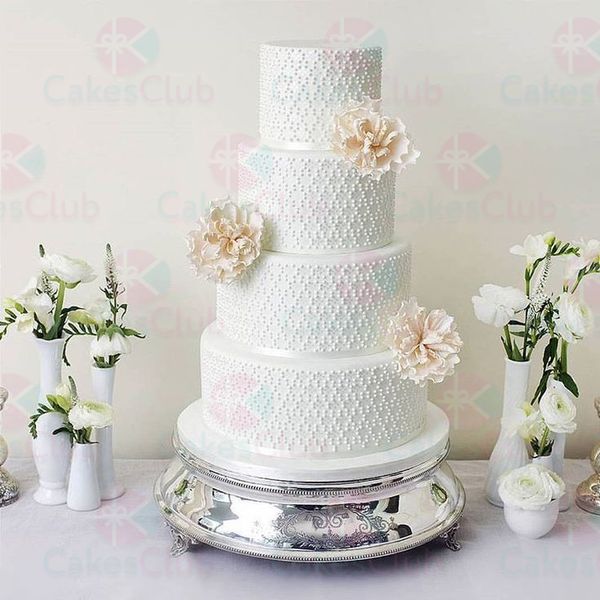 Белые свадебные торты - A2788