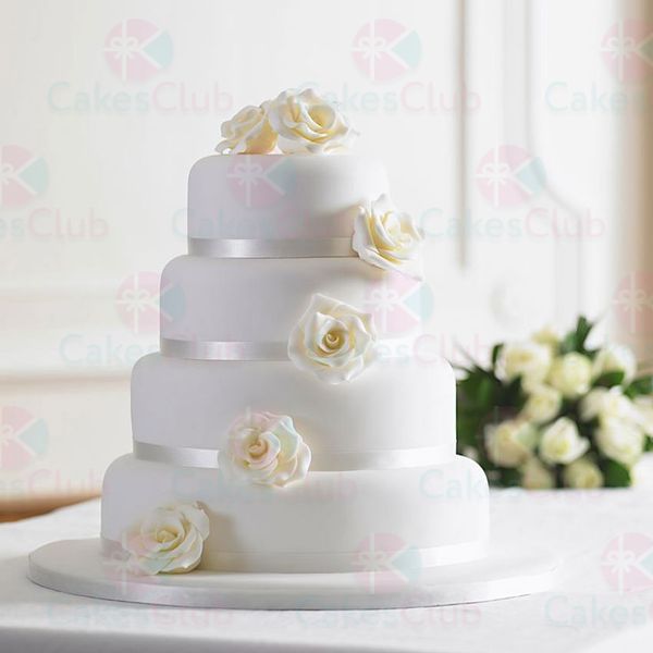 Белые свадебные торты - A2793