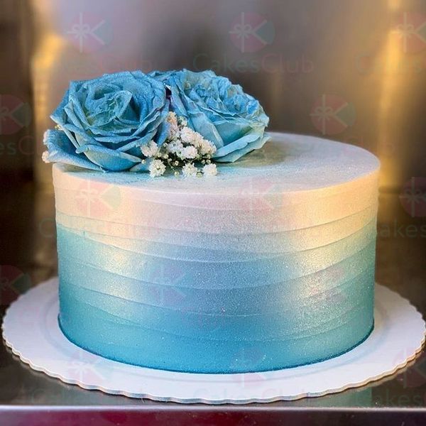 Голубые свадебные торты - A2878