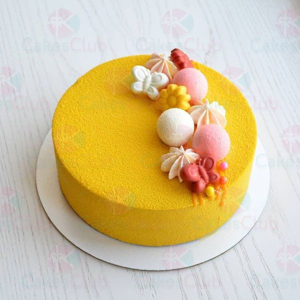 Желтые свадебные торты - A2899