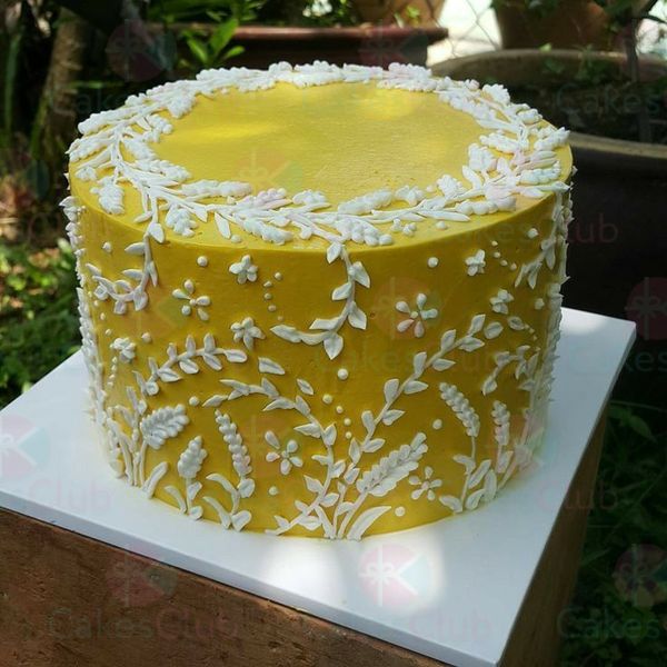 Желтые свадебные торты - A2900
