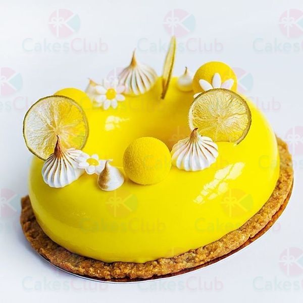 Желтые свадебные торты - A2919