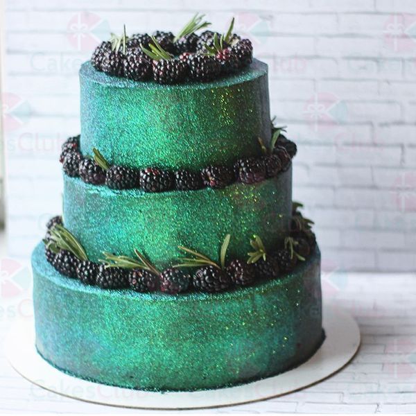 Зеленые свадебные торты - A2923