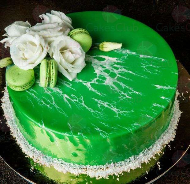 Зеленые свадебные торты - A2936