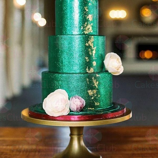 Зеленые свадебные торты - A2937