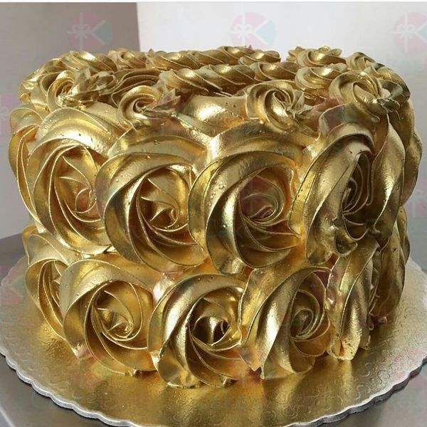 Золотые свадебные торты - A2951
