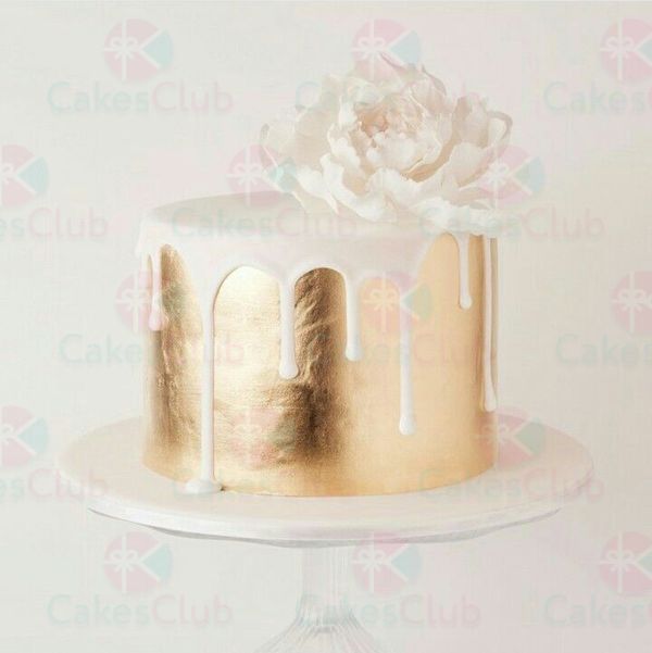 Золотые свадебные торты - A2953