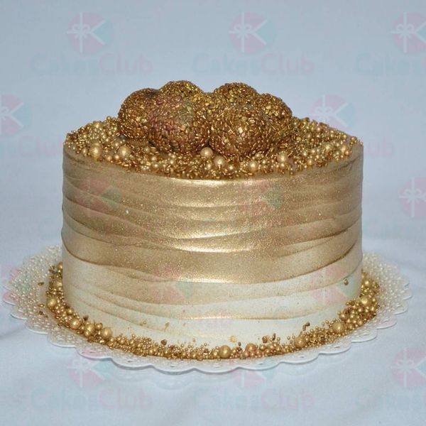 Золотые свадебные торты - A2956