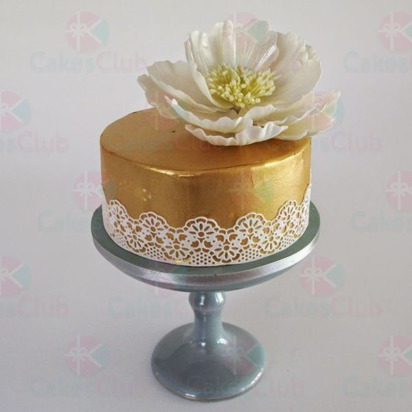 Золотые свадебные торты - A2957
