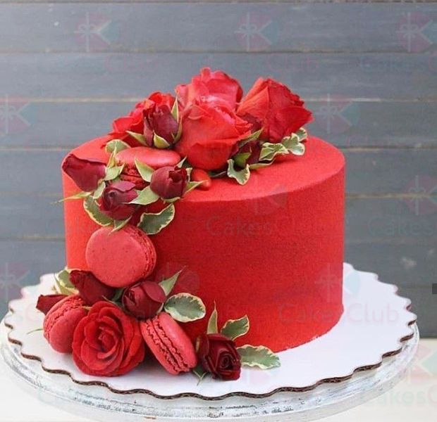 Красные свадебные торты - A2962