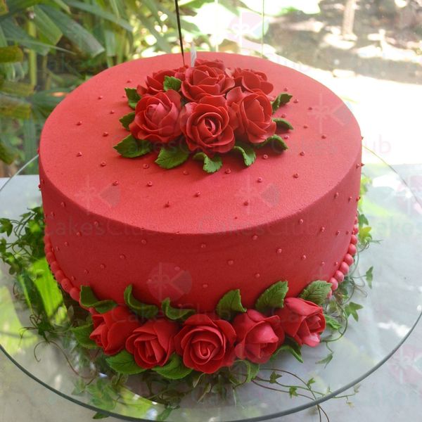 Красные свадебные торты - A2974
