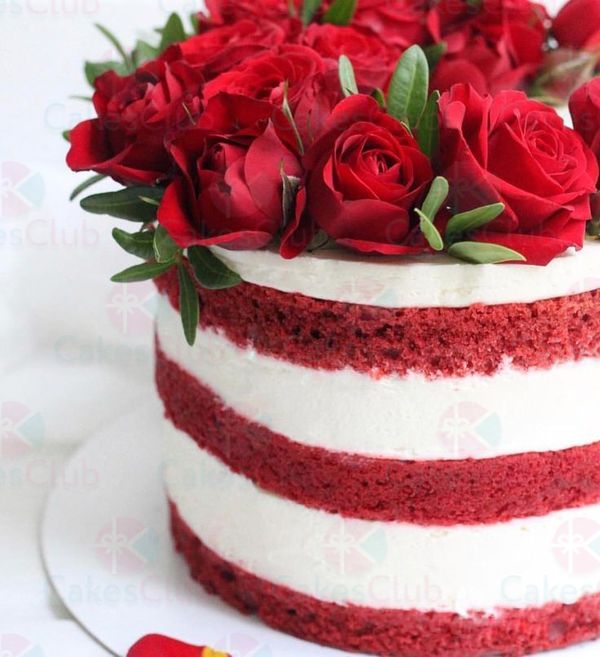 Красные свадебные торты - A2975