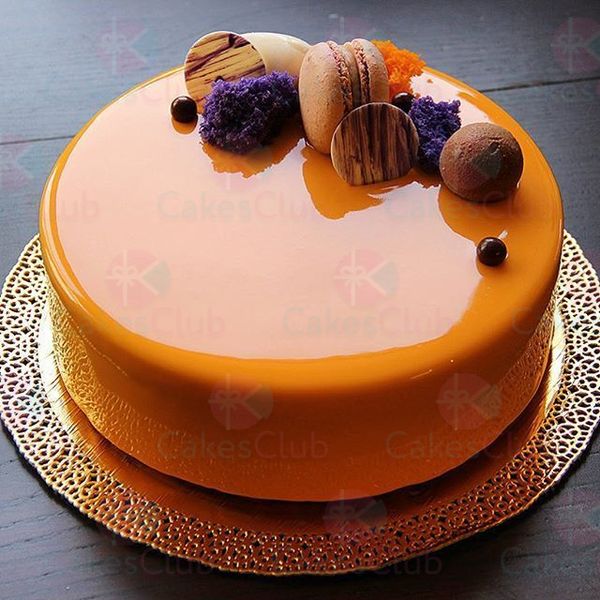 Оранжевые свадебные торты - A3041