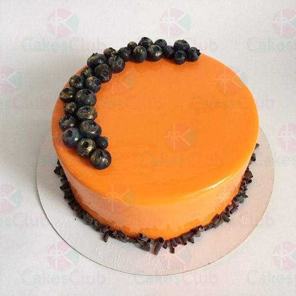 Оранжевые свадебные торты - A3042