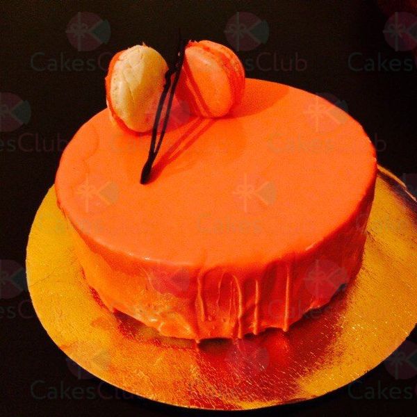 Оранжевые свадебные торты - A3055