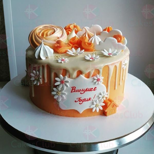 Торт на годик девочке - A3057