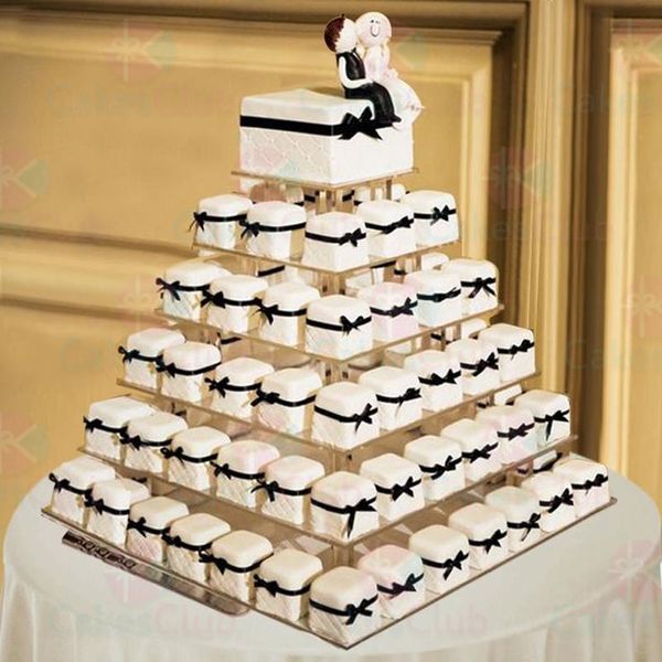 Свадебные торты с капкейками - A3120