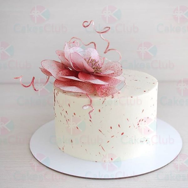 Свадебные торты с цветами - A3155
