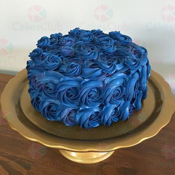 Синие свадебные торты - A3225
