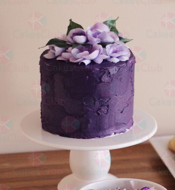 Фиолетовые свадебные торты - A3241
