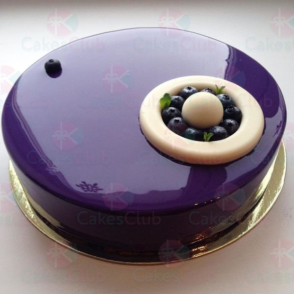 Фиолетовые свадебные торты - A3249