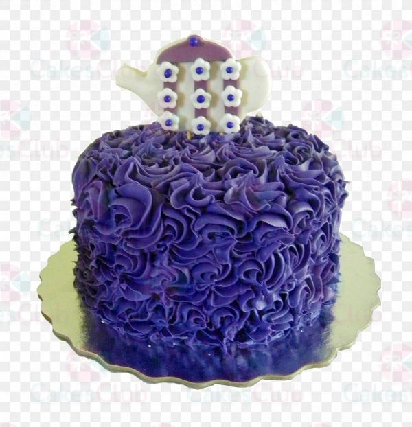 Фиолетовые свадебные торты - A3252