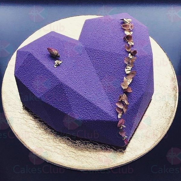 Фиолетовые свадебные торты - A3253